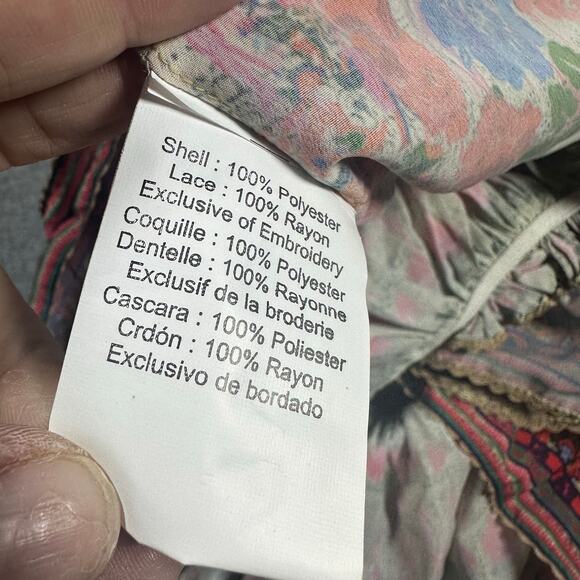 Anthropologie Villa Floral Crop Top NWT - Picture 10 of 10